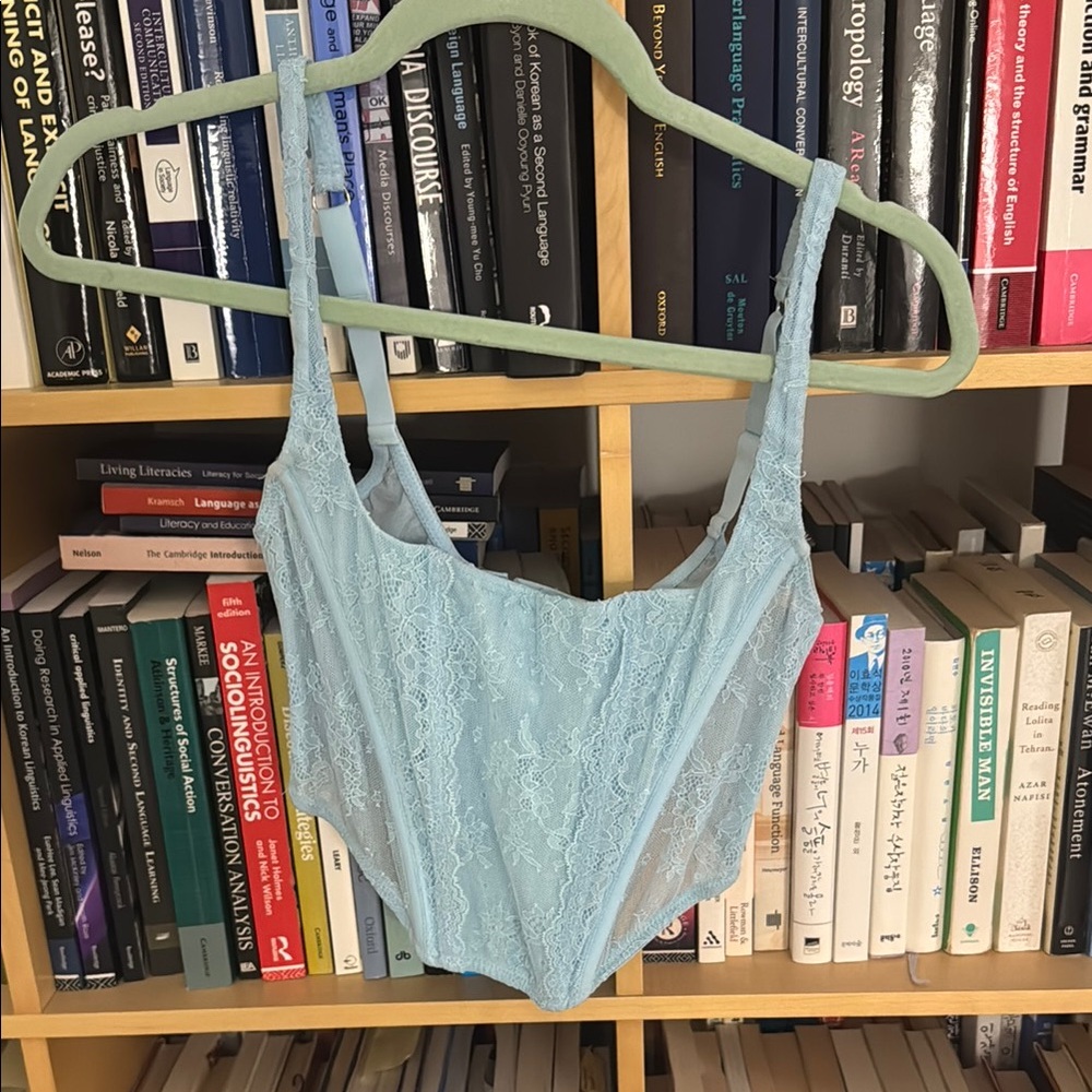 Urban Outfitters Light Blue Going Out Top